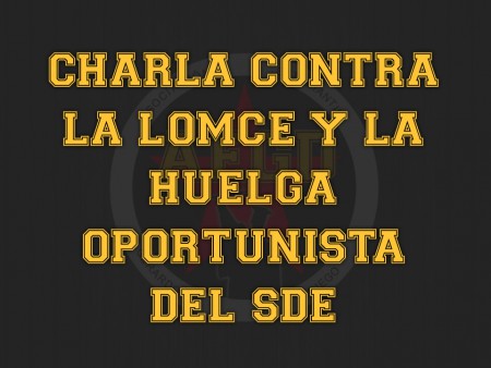 Charla contra la LOMCE